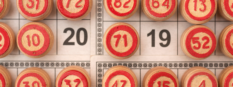 cartela e numeros de bingo